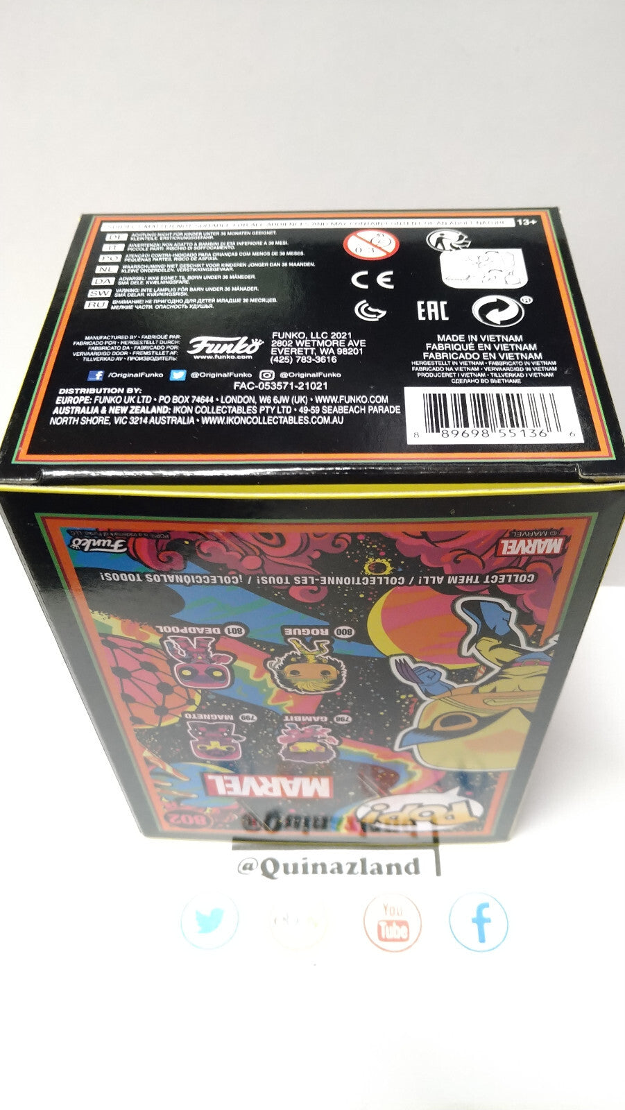 Funko Pop! MARVEL  N° 802 Wolverine Blacklight SPECIAL EDITION  (F6)