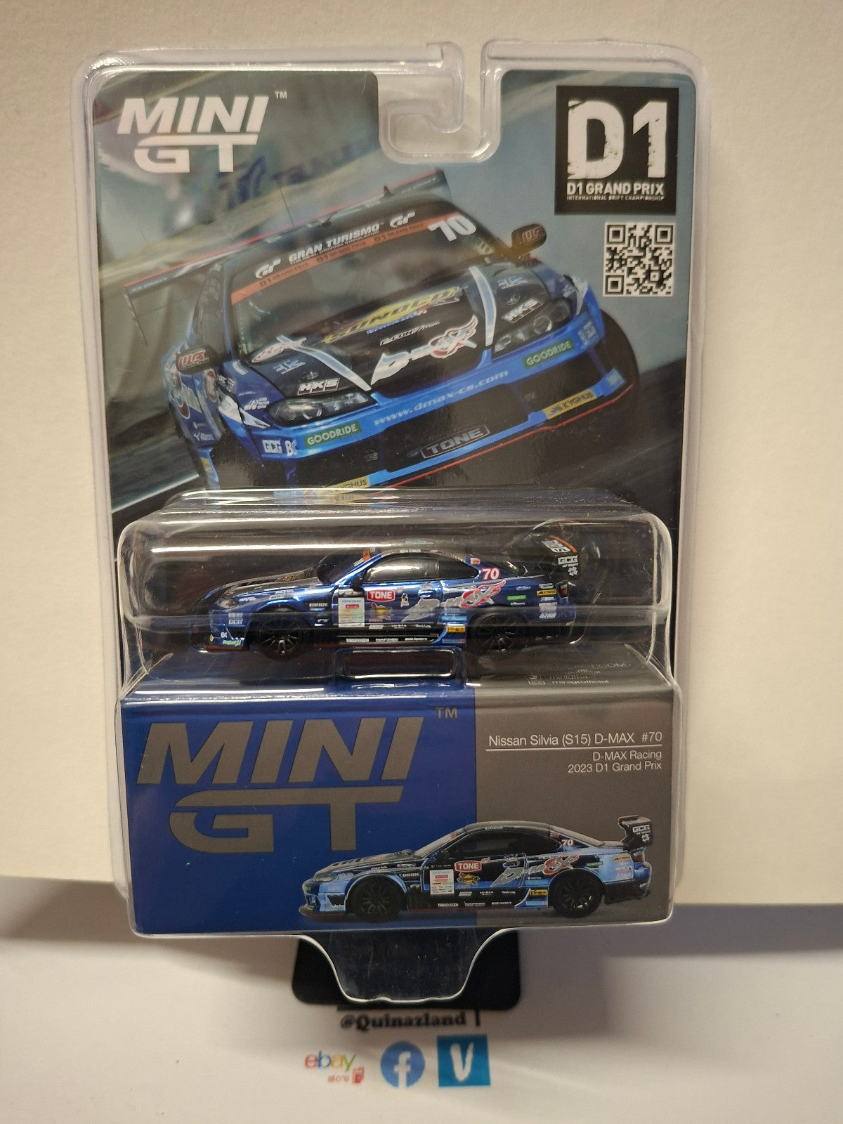 Mini GT Nissan Silvia (S15) D-MAX #70 D-MAX Racing 2023 D1  n° 855 (NG10)