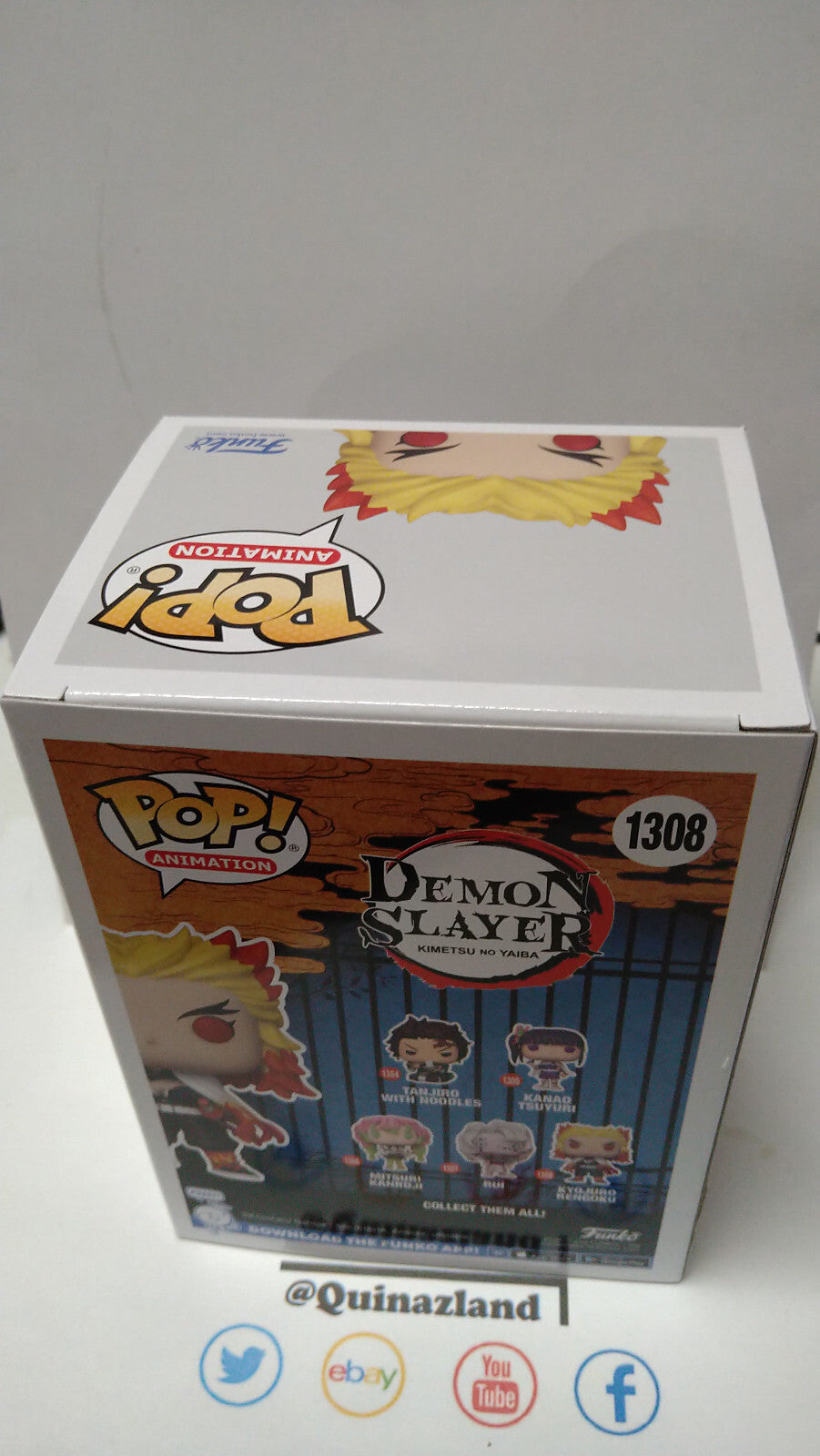 Funko Pop! DEMON SLAYER Animation N° 1308 Rengoku (F1)