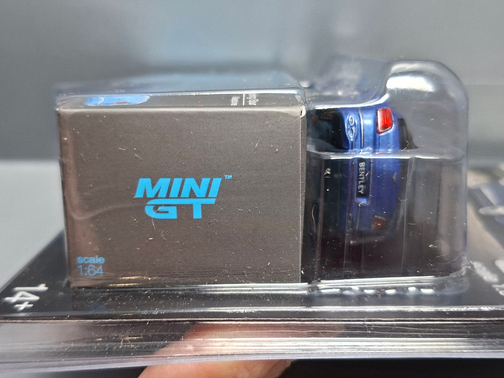 Mini GT Bentley Flying Spur, blue with black roof n°351 (NG39)
