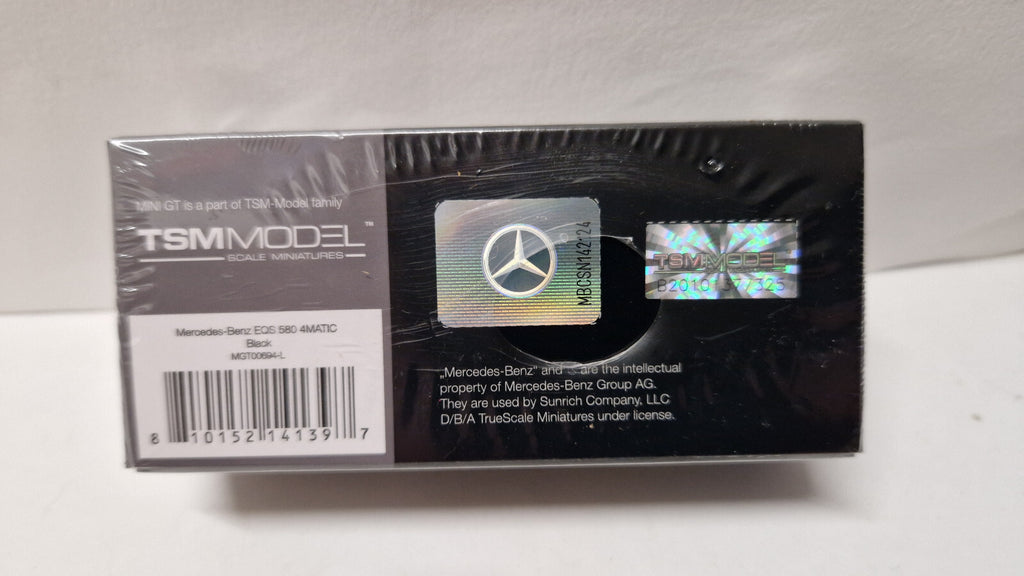 Mini GT 2024 Mercedes Benz EQS 580 4-Matic black  n°694 (CP06)
