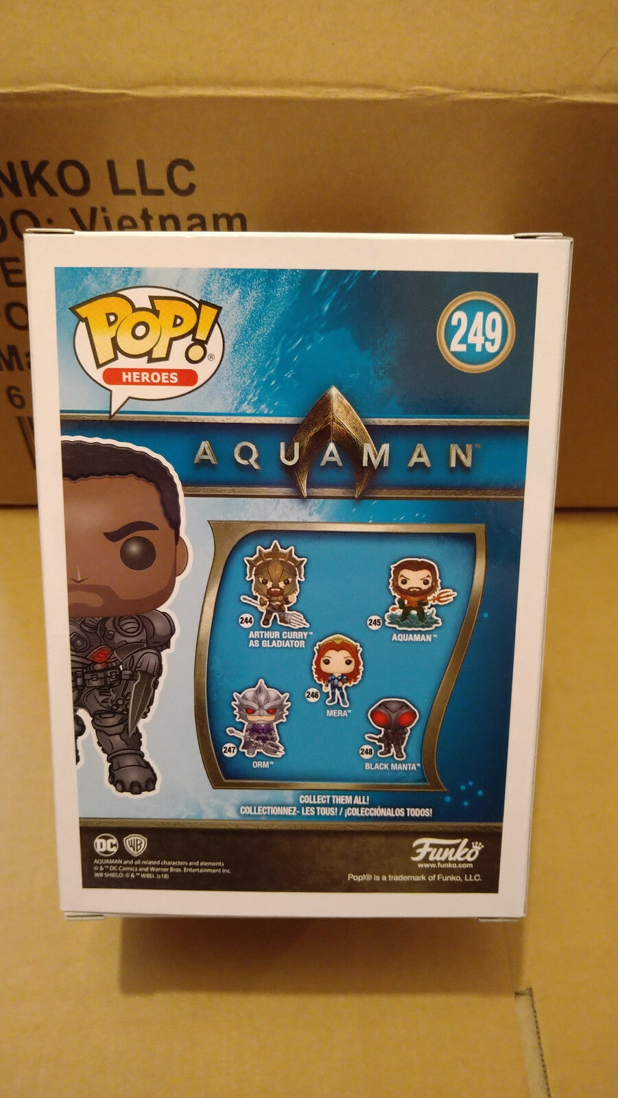Funko Pop! AQUAMAN 249 Black Manta   (F45)