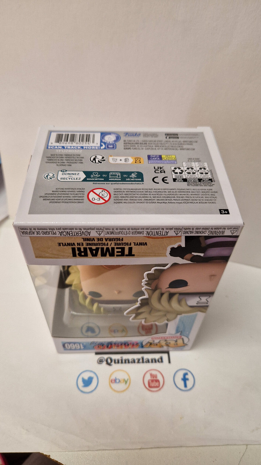 Funko Pop! Naruto Shippuden Animation N° 1660 Temari (F22)