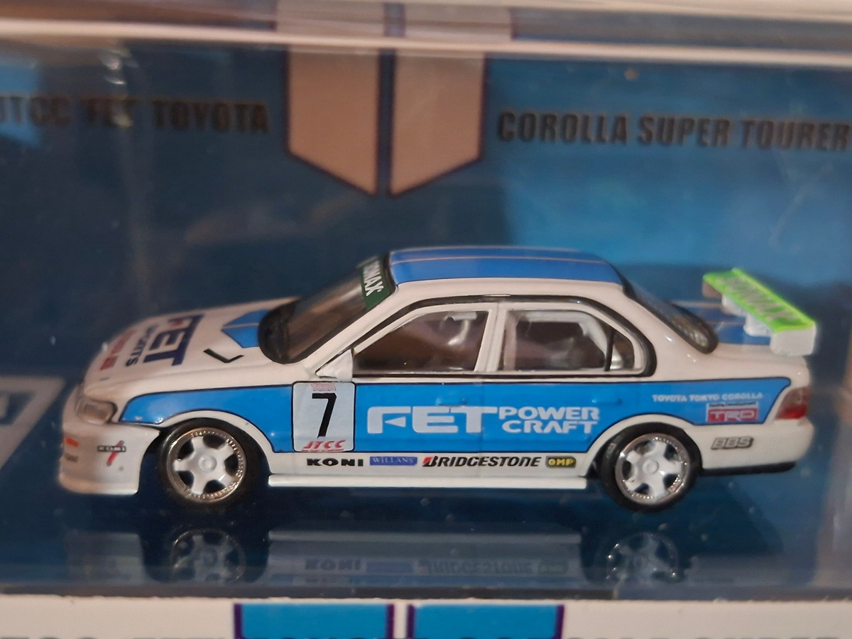 BM Creation 1/64 1994 Toyota Corolla AE110 JTCC FET Super Tourer #7  (CP04)