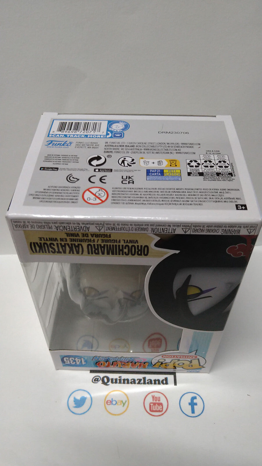 Funko Pop! NARUTO Animation N° 1435 Orochimaru (F13)