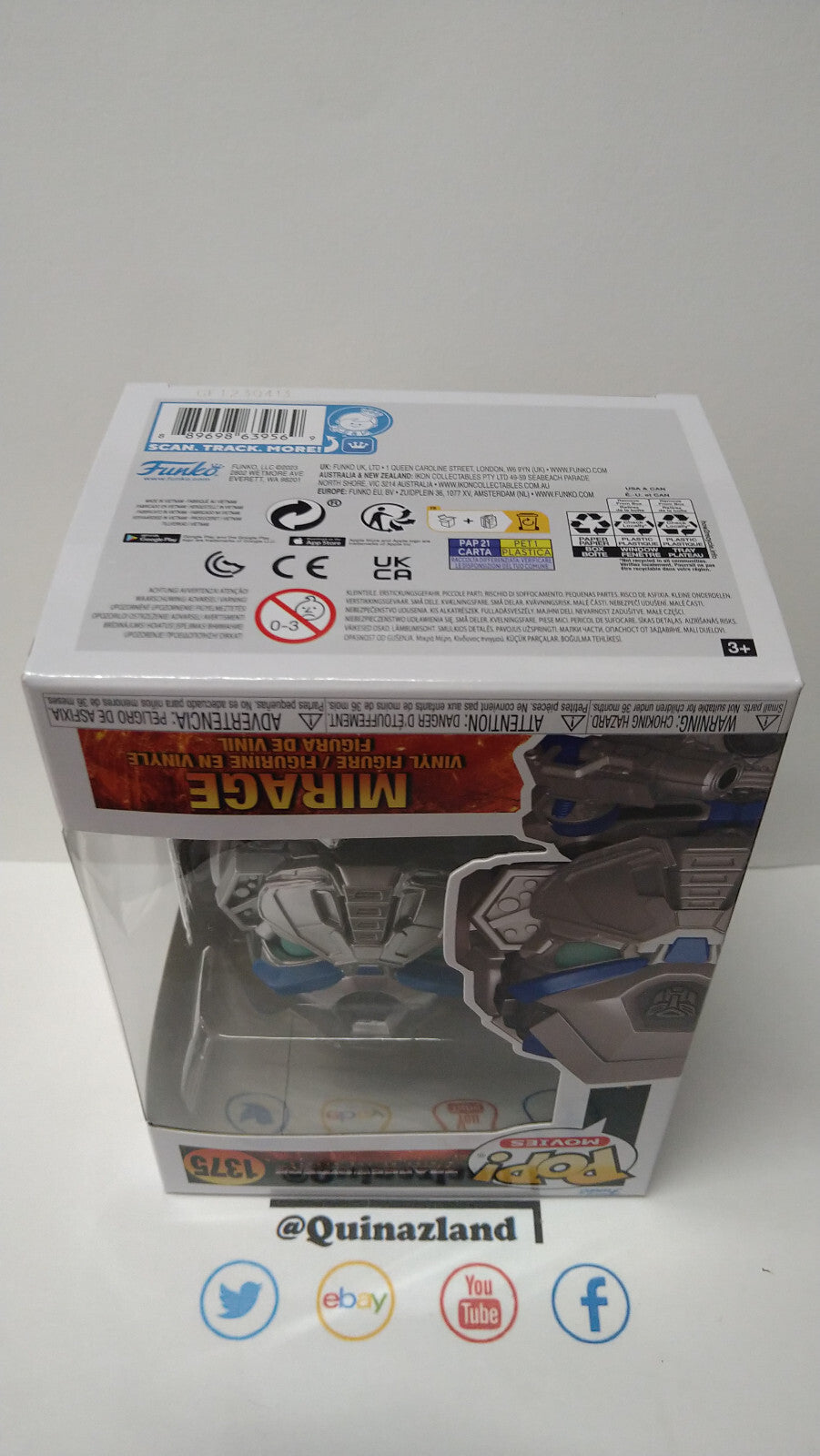 Funko Pop!  TRANSFORMERS POP Movies N° 1375 Mirage  (F17)