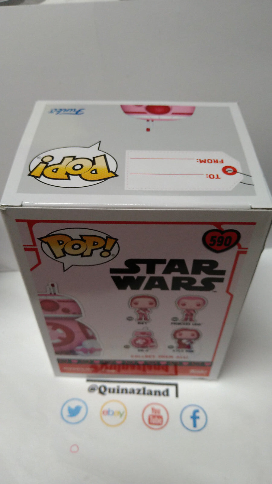Funko Pop! STAR WARS  Valentines N° 590 BB-8 (F37)