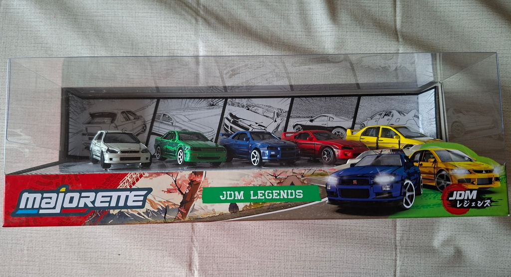 Majorette Ride Wild Jdm Legends Toyota Nissan Honda Misubishi (ET)