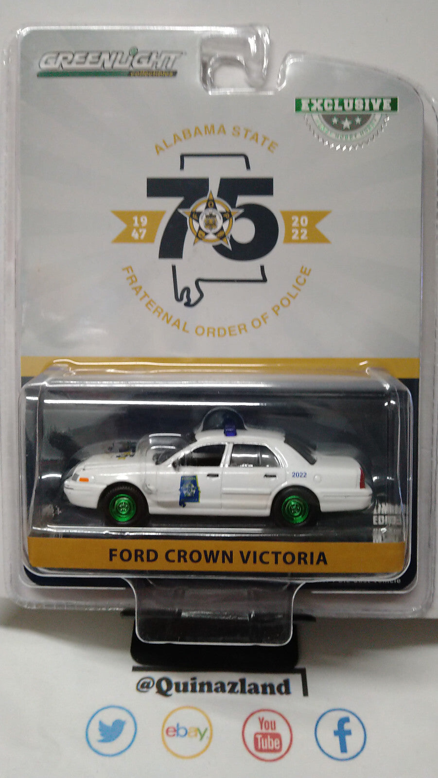 Greenlight Exclusive Hobby chase Ford crown Victoria  (NG68)