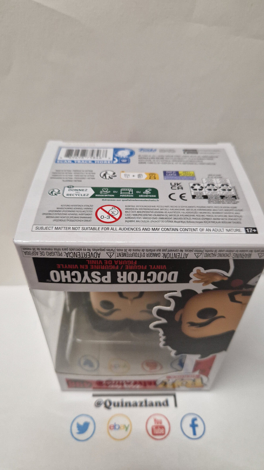 Funko Pop! HARLEY QUINN ANIMATED SERIES POP Heroes N° 498 Doctor Psycho (F3)