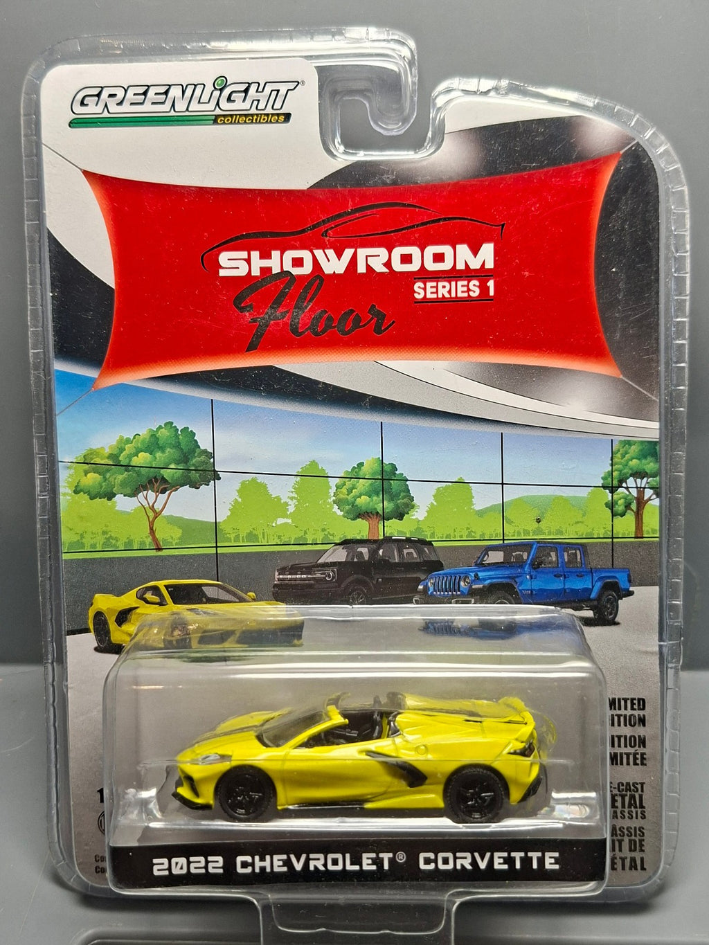 Greenlight 2022 Chevrolet Corvette Convertilble in Accelerate Yellow  (NG11)