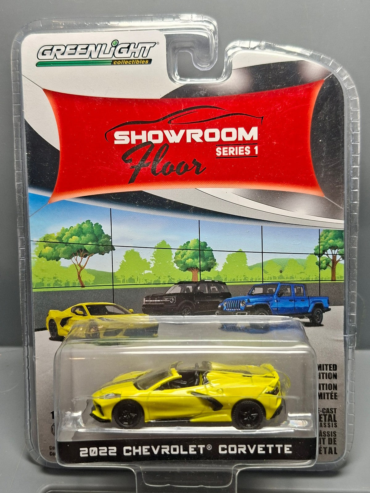 Greenlight 2022 Chevrolet Corvette Convertilble in Accelerate Yellow  (NG11)