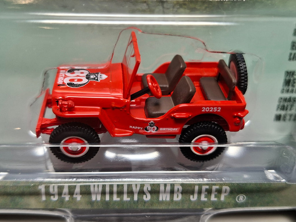 Greenlight Anniversary Collection series 17 1944 Willys MB  Smokey Bear  (NG44)