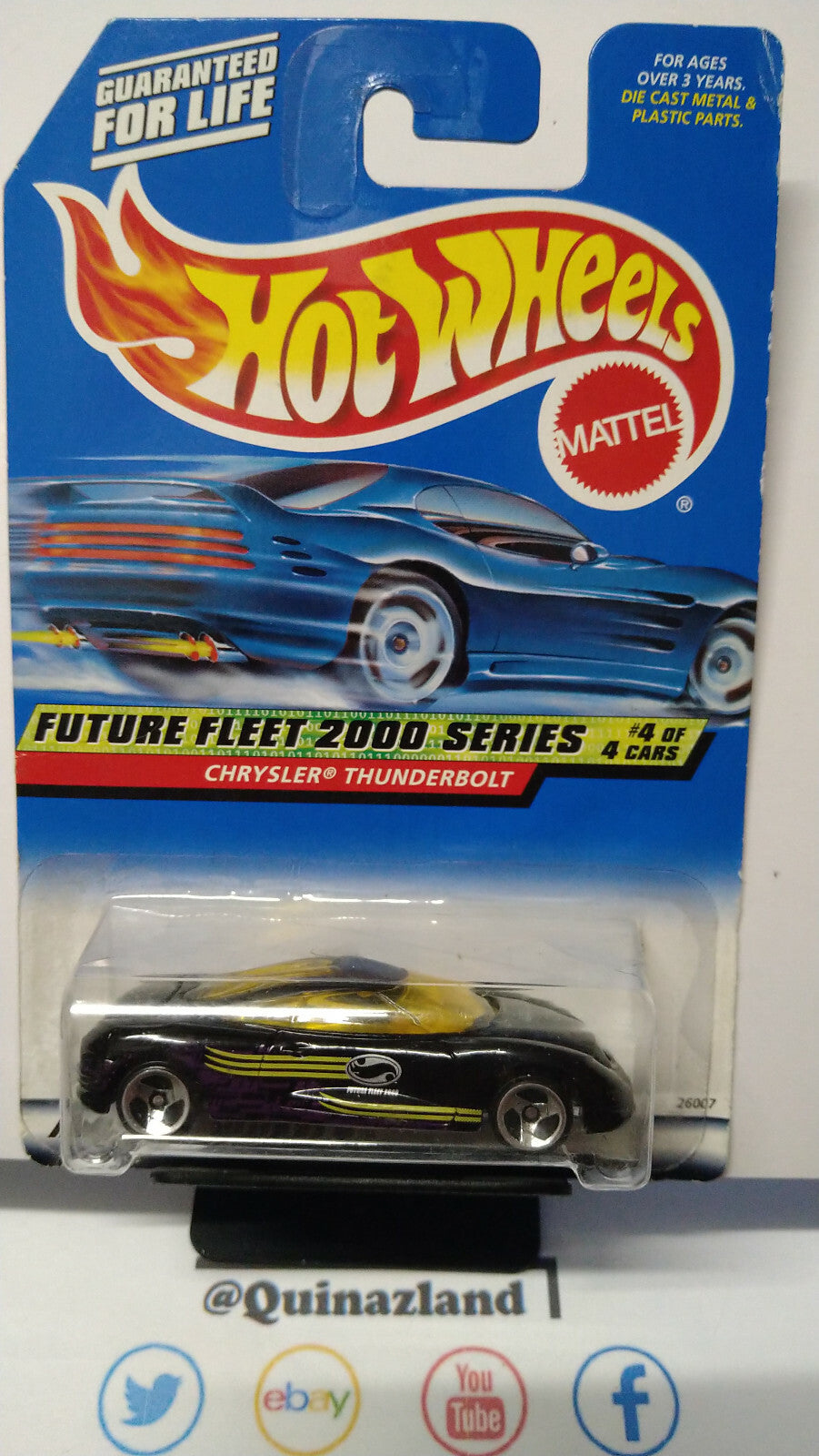 Hot Wheels Chrysler Thunderbolt 2000-004 (CP17)