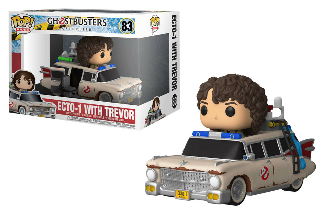 Funko Pop! 6 GHOSTBUSTERS Afterlife #83 Ecto-1 with trevor (ET)