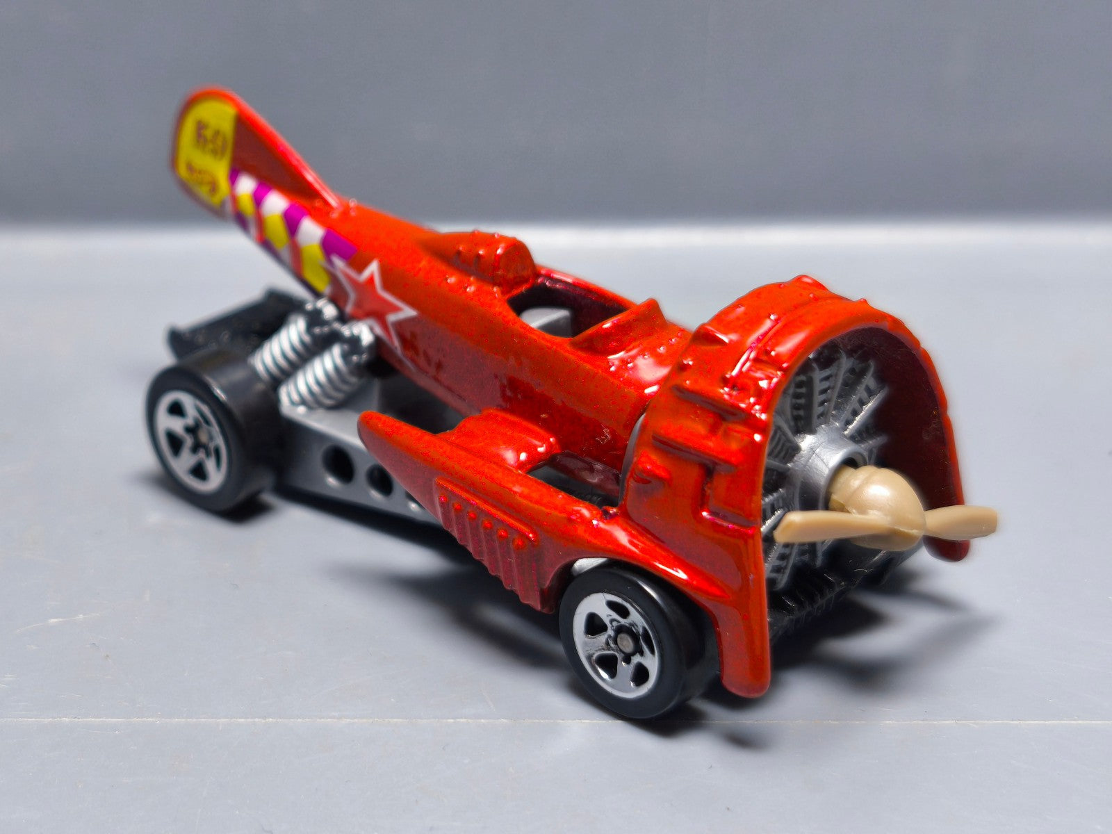 Hot Wheels Dogfighter version base grise 5sp 1996-375   (A05)