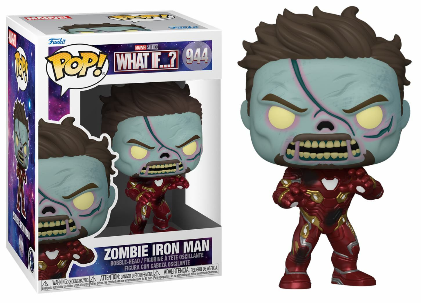 Funko Pop! Mavel What If...?  #944 Zombie Iron Man (F24)