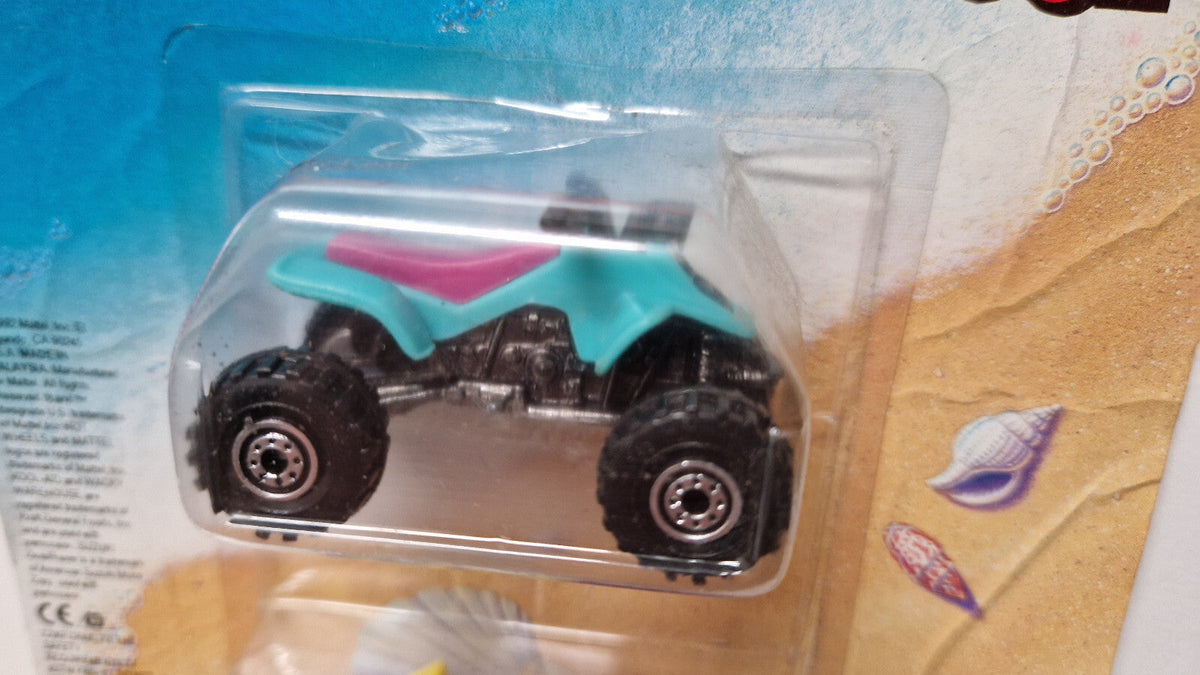 Hot wheels 1993  kool-aid wacky warehouse Suzuki quadracer roll patrol (CT03)