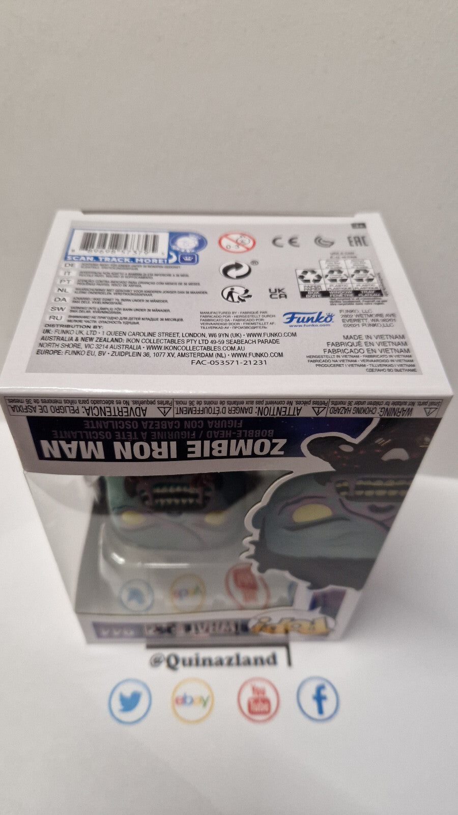 Funko Pop! Mavel What If...?  #944 Zombie Iron Man (F24)