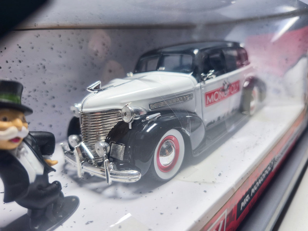 Jada 1/24 MONOPOLY Mr Monopoly & 1939 Chevrolet Master Deluxe (ET)