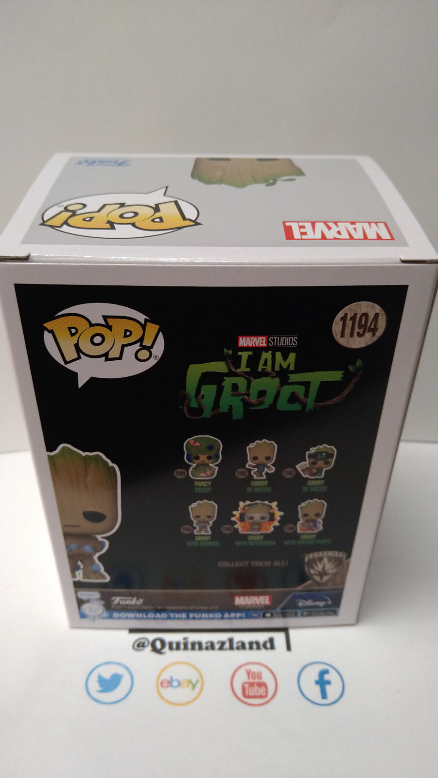 Funko Pop! I AM GROOT  N° 1194 Groot with Grunds (FU17)
