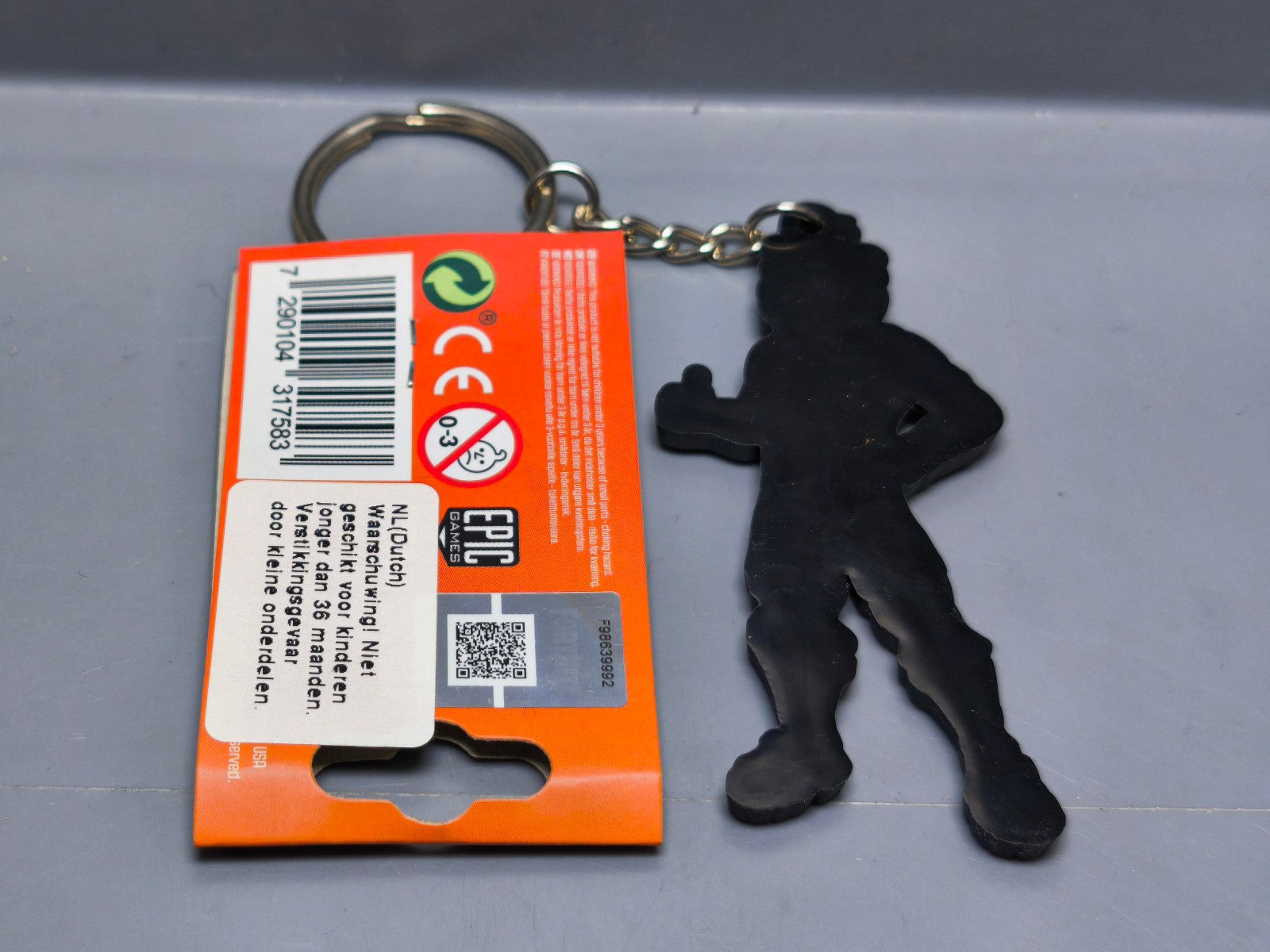 Epic Games Licence Keychain porte-clé Fortnite Skin Boss Burger (PR)