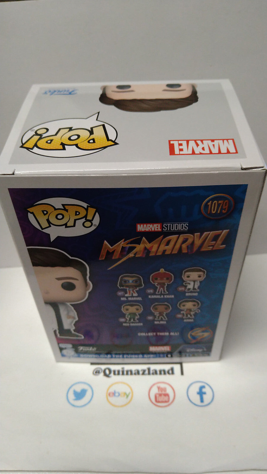 Funko Pop! Miss Marvel 1079 Bruno (F40)