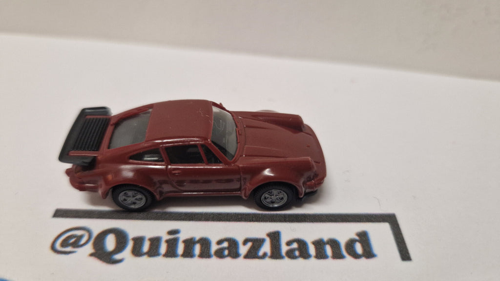 Herpa 1/87 Porsche 911 turbo marron ⚠️ manque un rétroviseur   (A03)