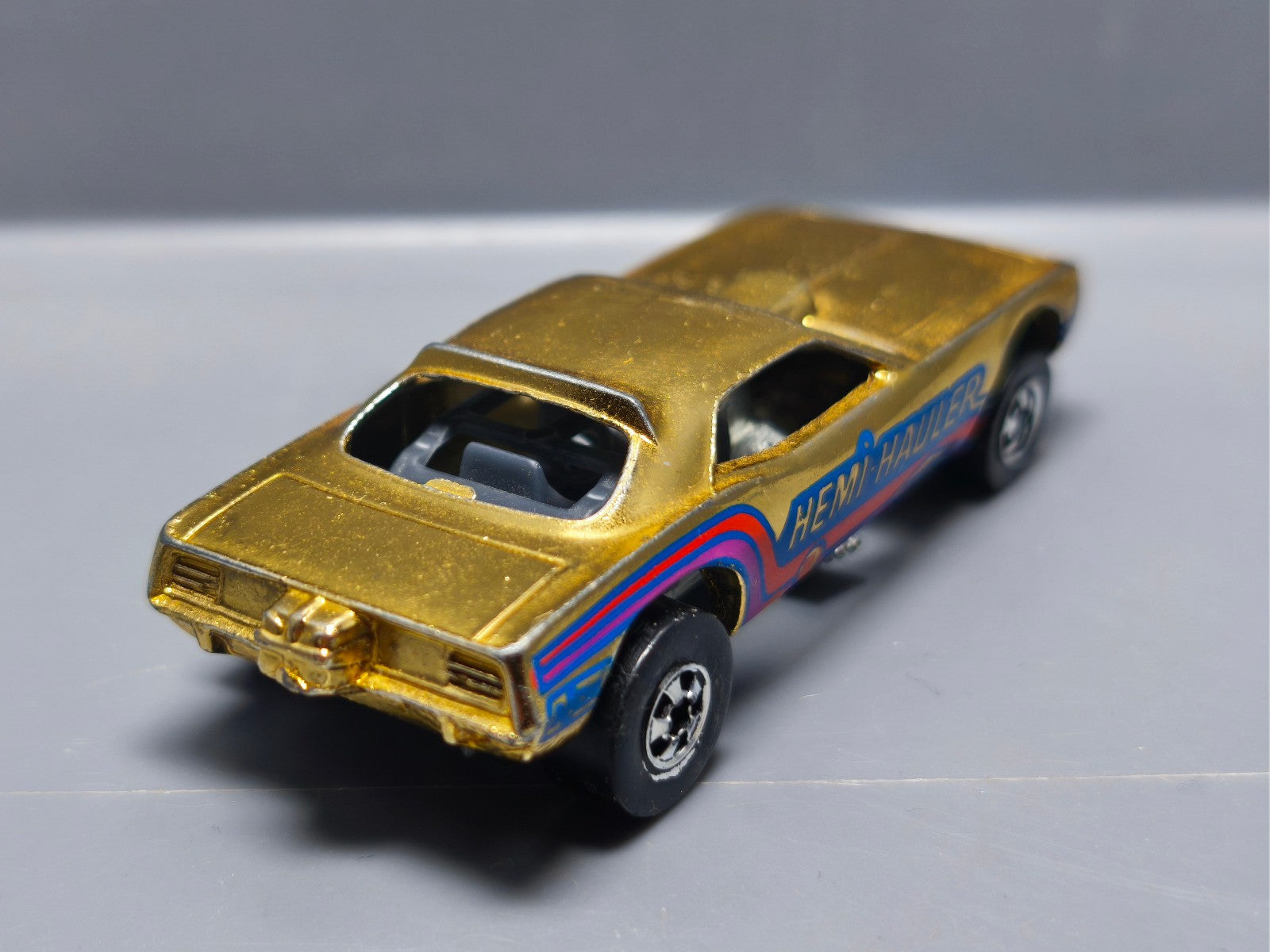 Hot Wheels Top Eliminator 1977 Logo Ac Bleu (A21)