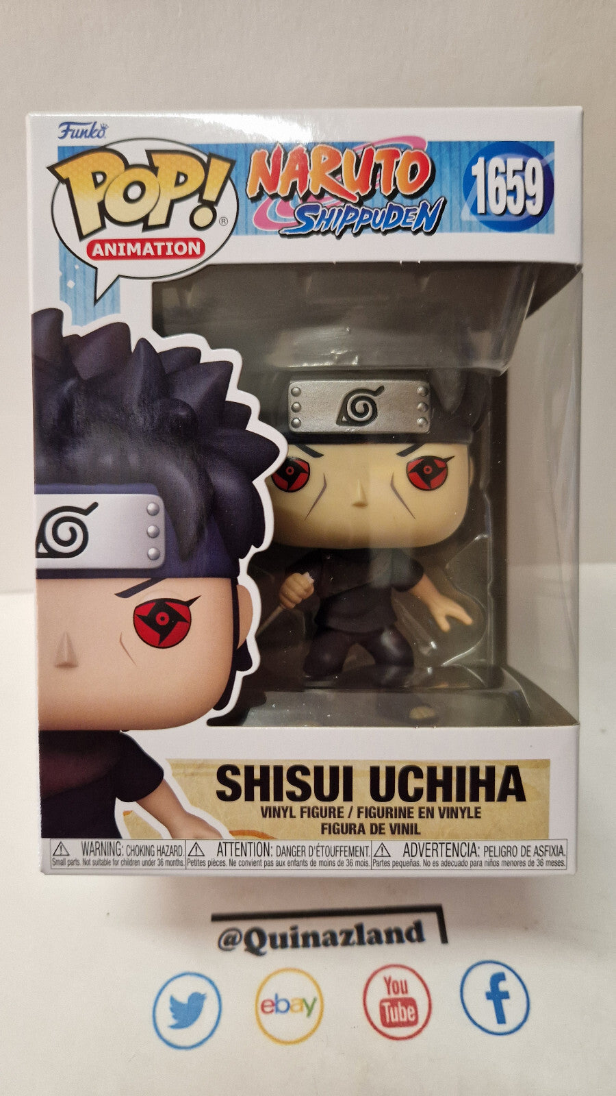 Funko Pop! Naruto Shippuden Animation N° 1659  Shisui Uchiha (F27)