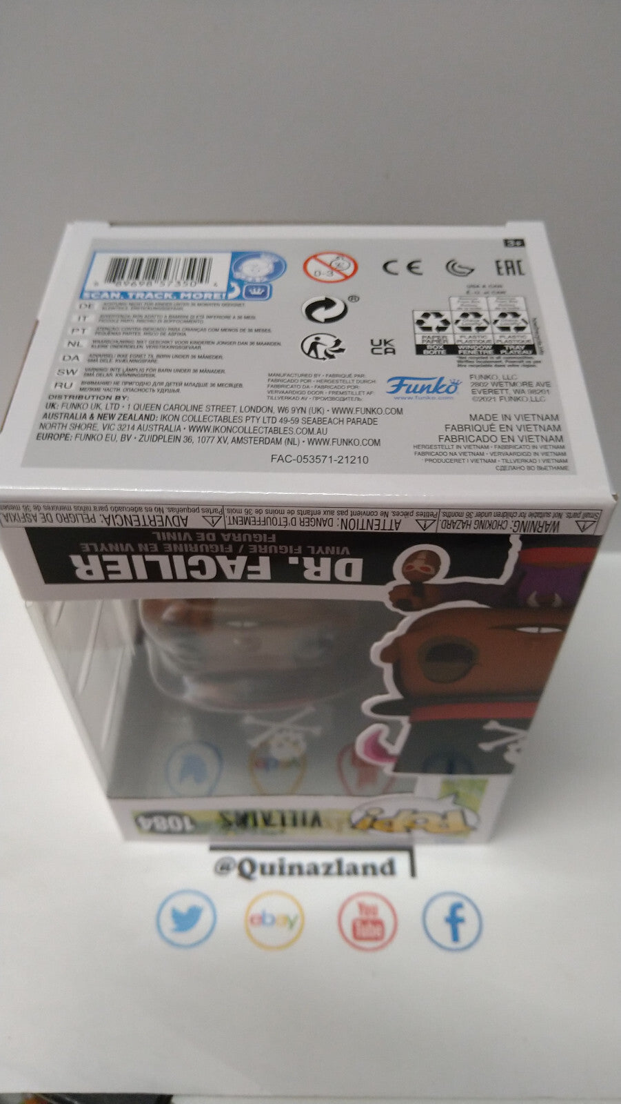 Funko Pop! DISNEY Villains 1084 Doctor Facilier (FU27)