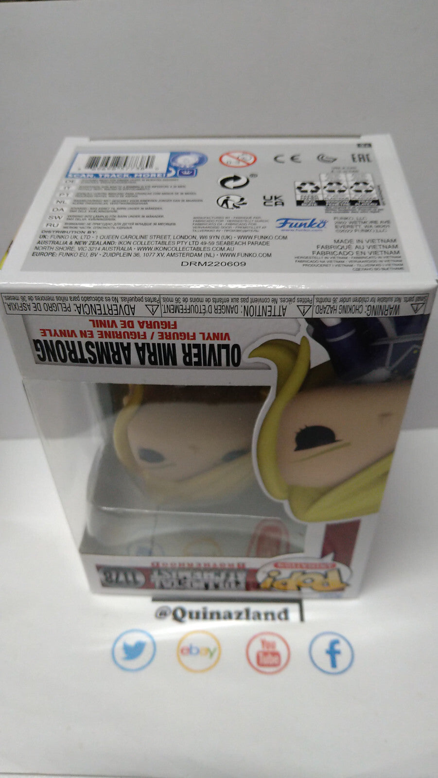 Funko Pop! FULLMETAL ALCHEMIST #1178 Olivier s/Sword (FU20)