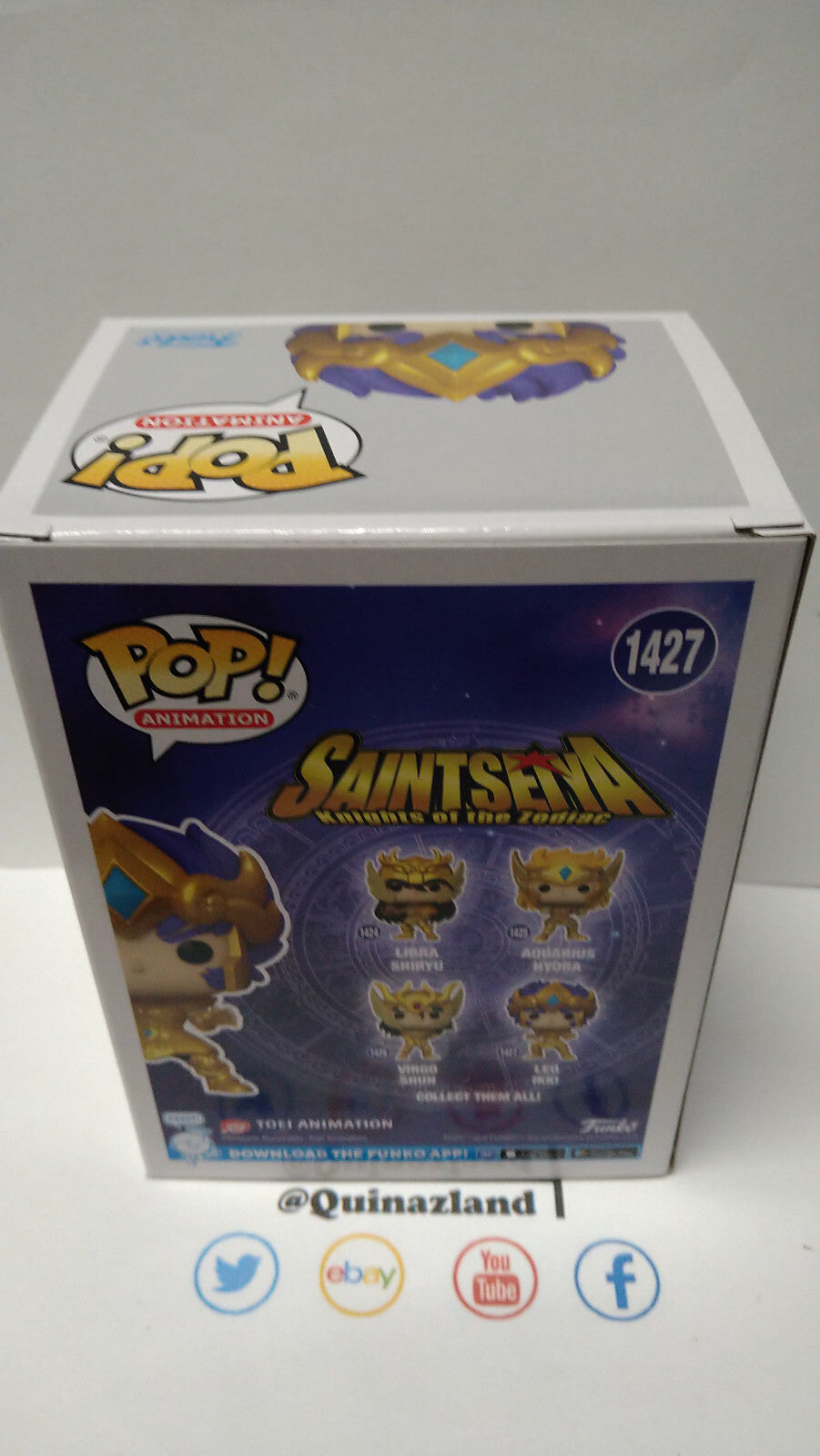 Funko Pop!  SAINT SEIYA  Animation N° 1427 Gold Leo Ikki (F9)