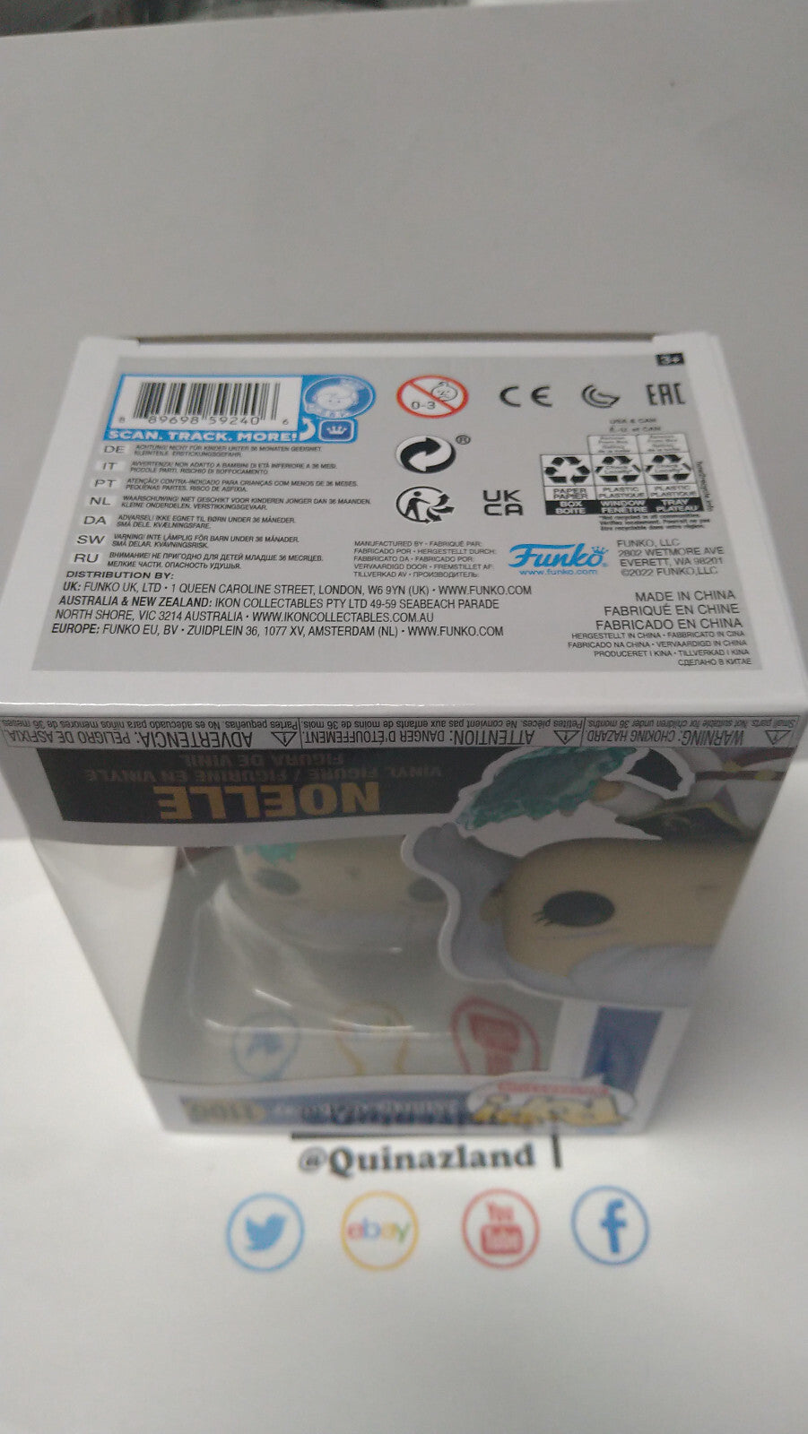 Funko Pop! BLACK CLOVER 1100 Noelle (F15)