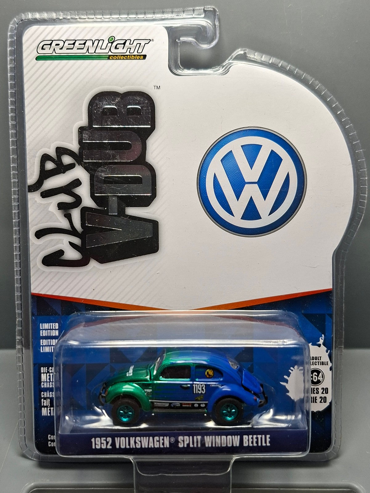 Greenlight Club V-DUB série 20 green chase 1952 Volkswagen split window   (NG37)