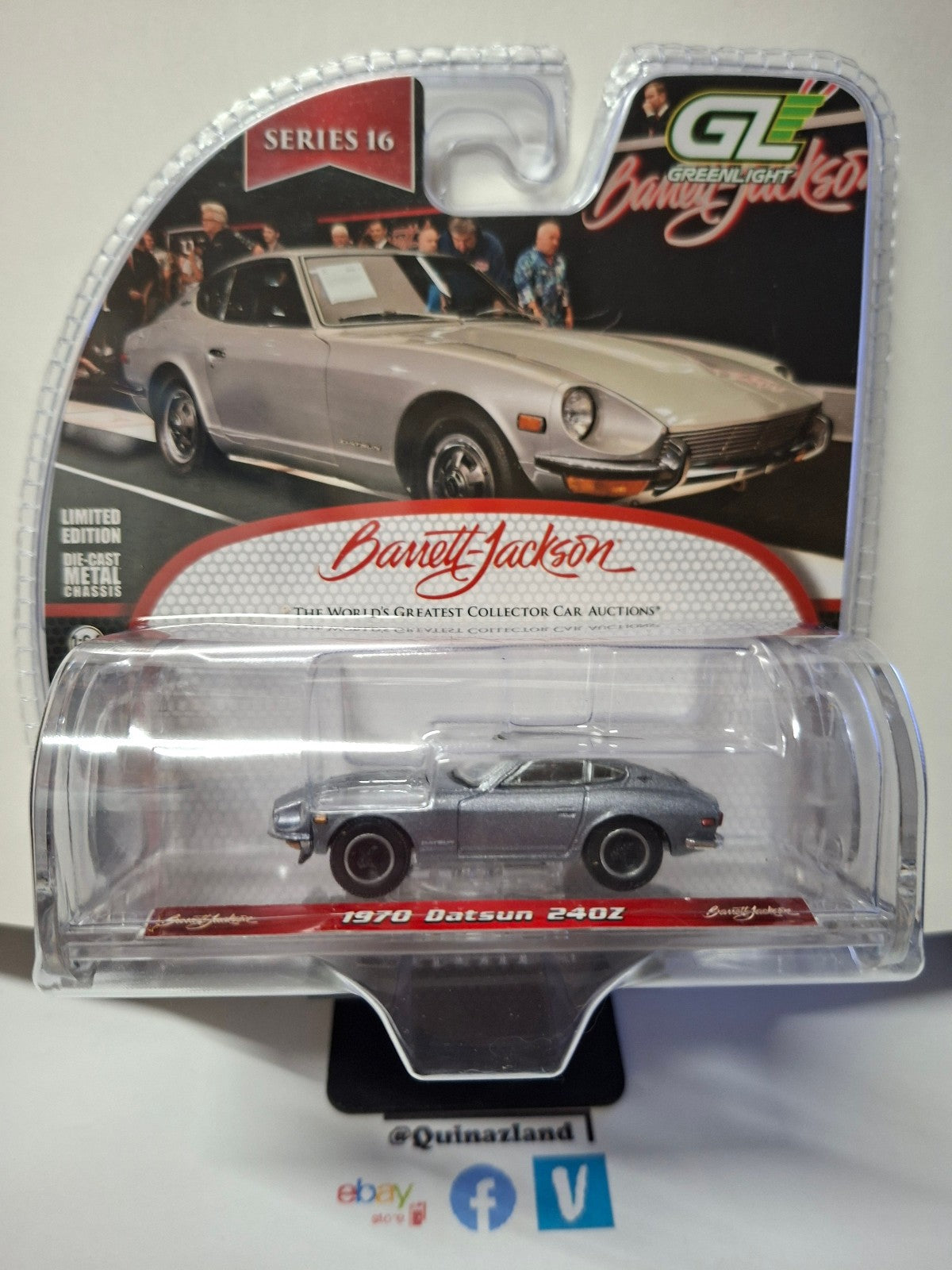 Greenlight Barrett-Jackson Series 16 1970 Datsun 240Z (Palm Beach 2023) (NG15)