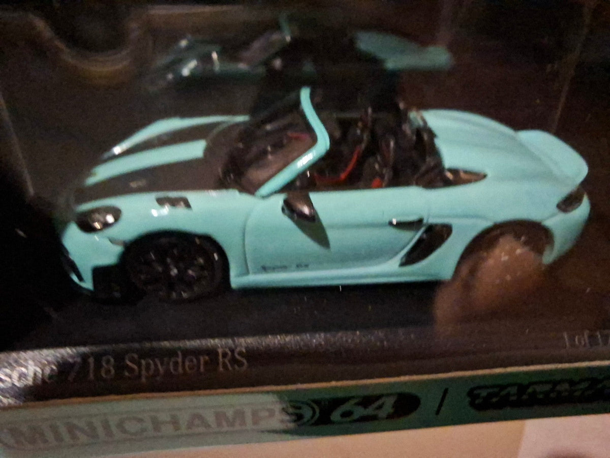 Tarmac Porsche 718 Spyder RS, mint green (NP49)