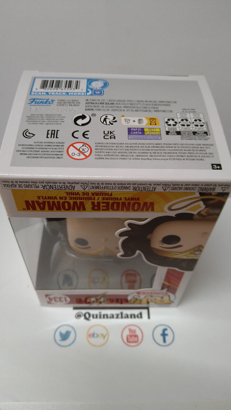 Funko Pop! FLASH MOVIE N° 1334 Wonder Woman (F5)
