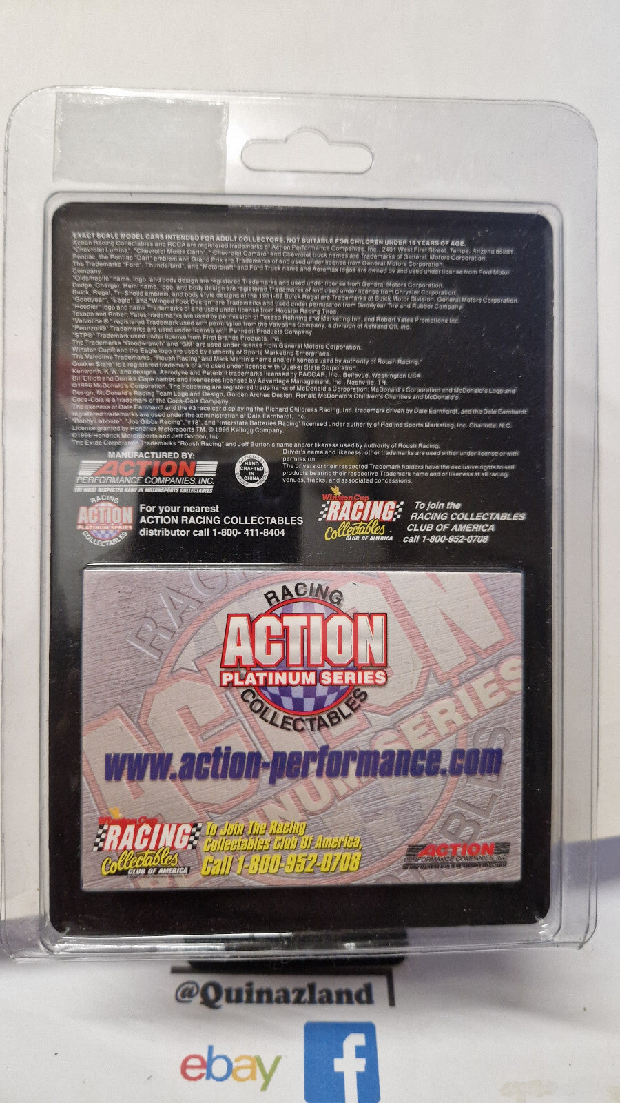 Action Darrell waltrip 1997 chevrolet monte carlo parts america limitée   (CP17)