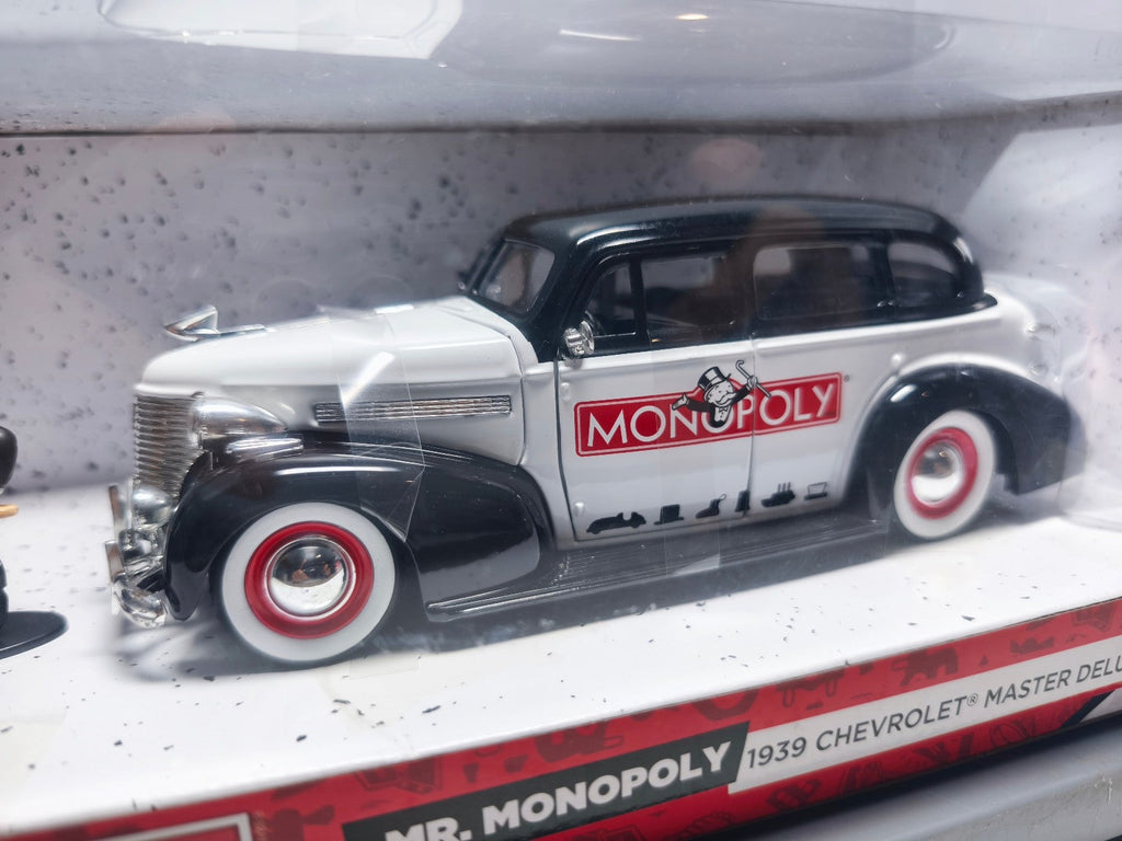 Jada 1/24 MONOPOLY Mr Monopoly & 1939 Chevrolet Master Deluxe (ET)