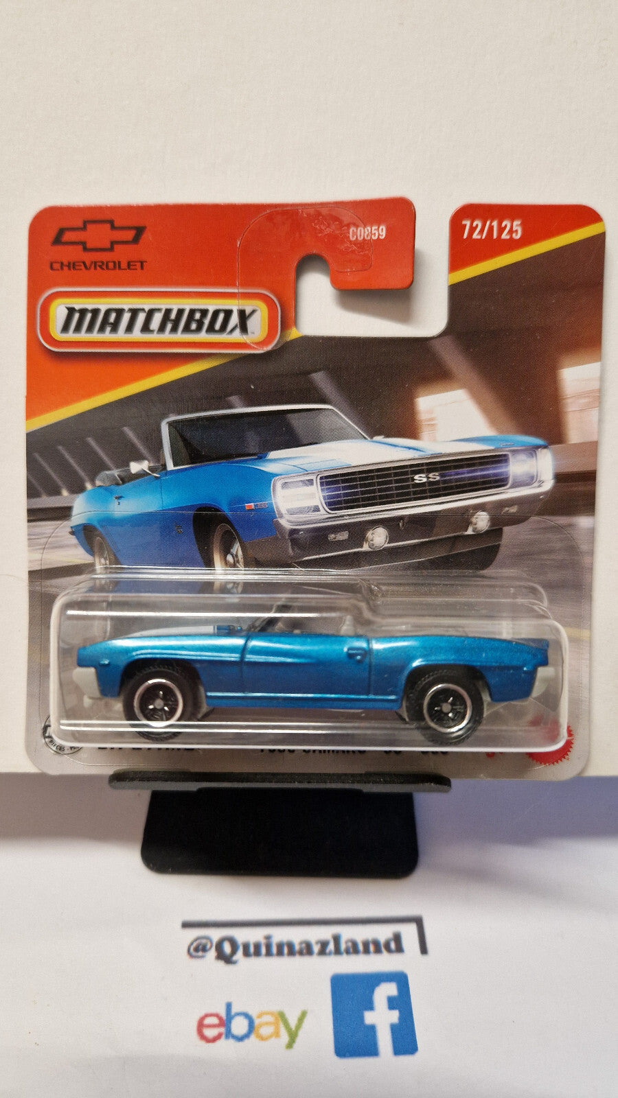 Matchbox 1969 Camaro SS 396 2025-072  (NP21)