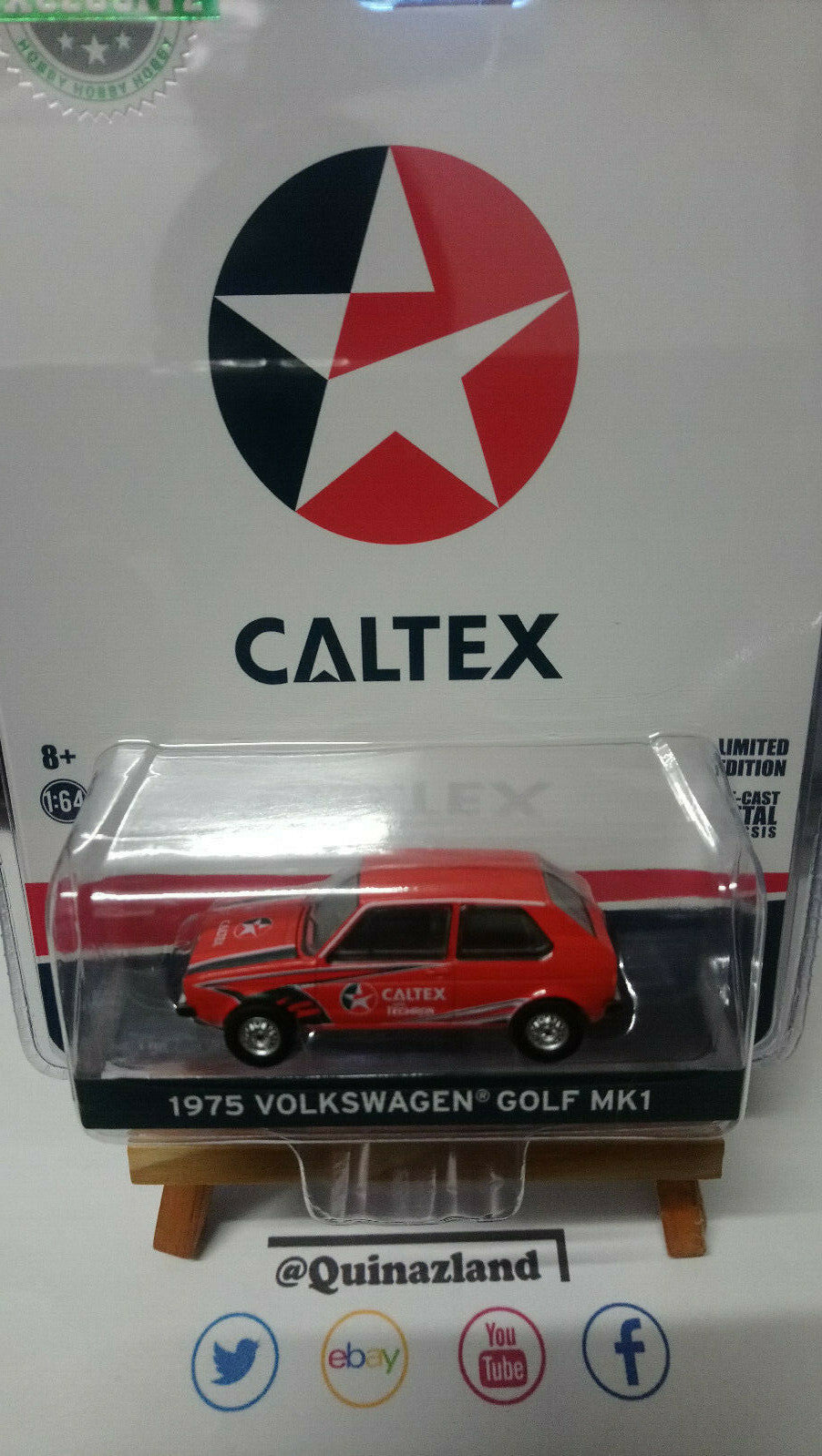 Greenlight Caltex 1975 Volkswagen Golf MK1  (NG83)