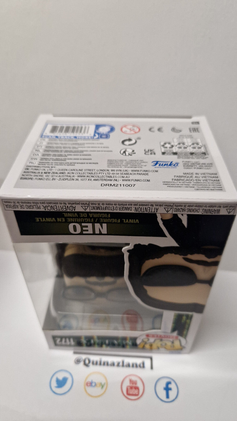 Funko Pop! Matrix 4  1172 Neo (F43)