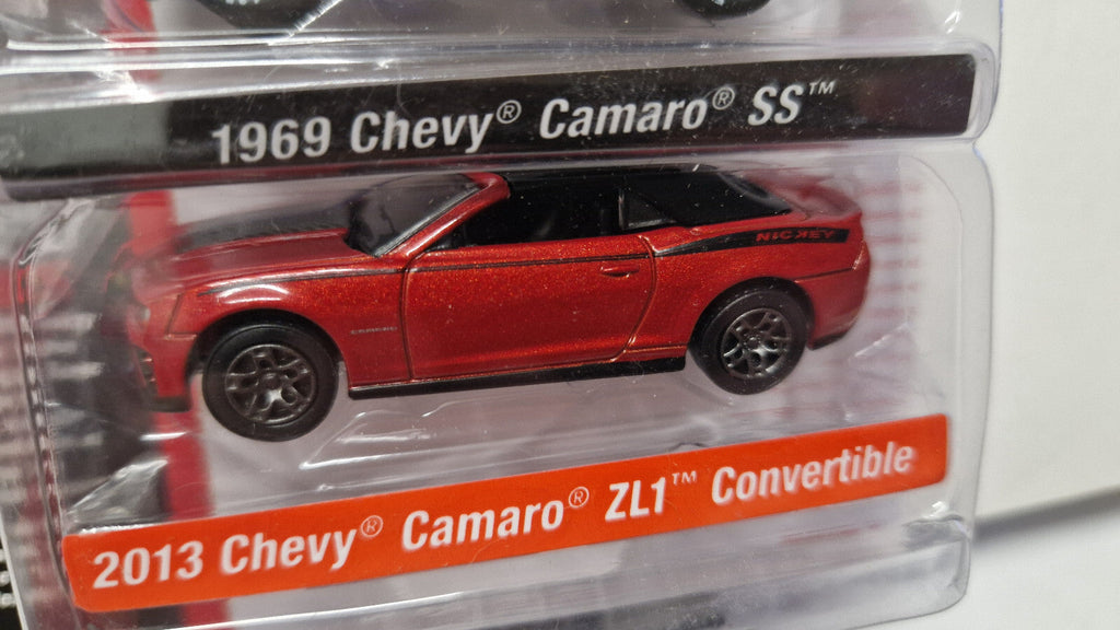 Johnny Lightning Pack 2023 Nickey Chicago 1969 Chevy Camaro SS & 2013  (NG45)