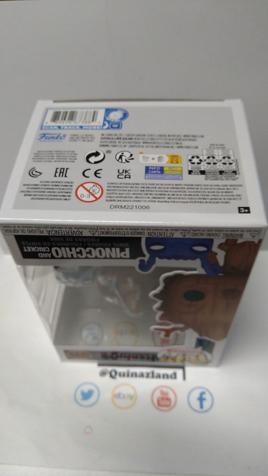 Funko Pop! PINOCCHIO NETFLIX  Movies N° 1299 Pinocchio and Cricket (F30)
