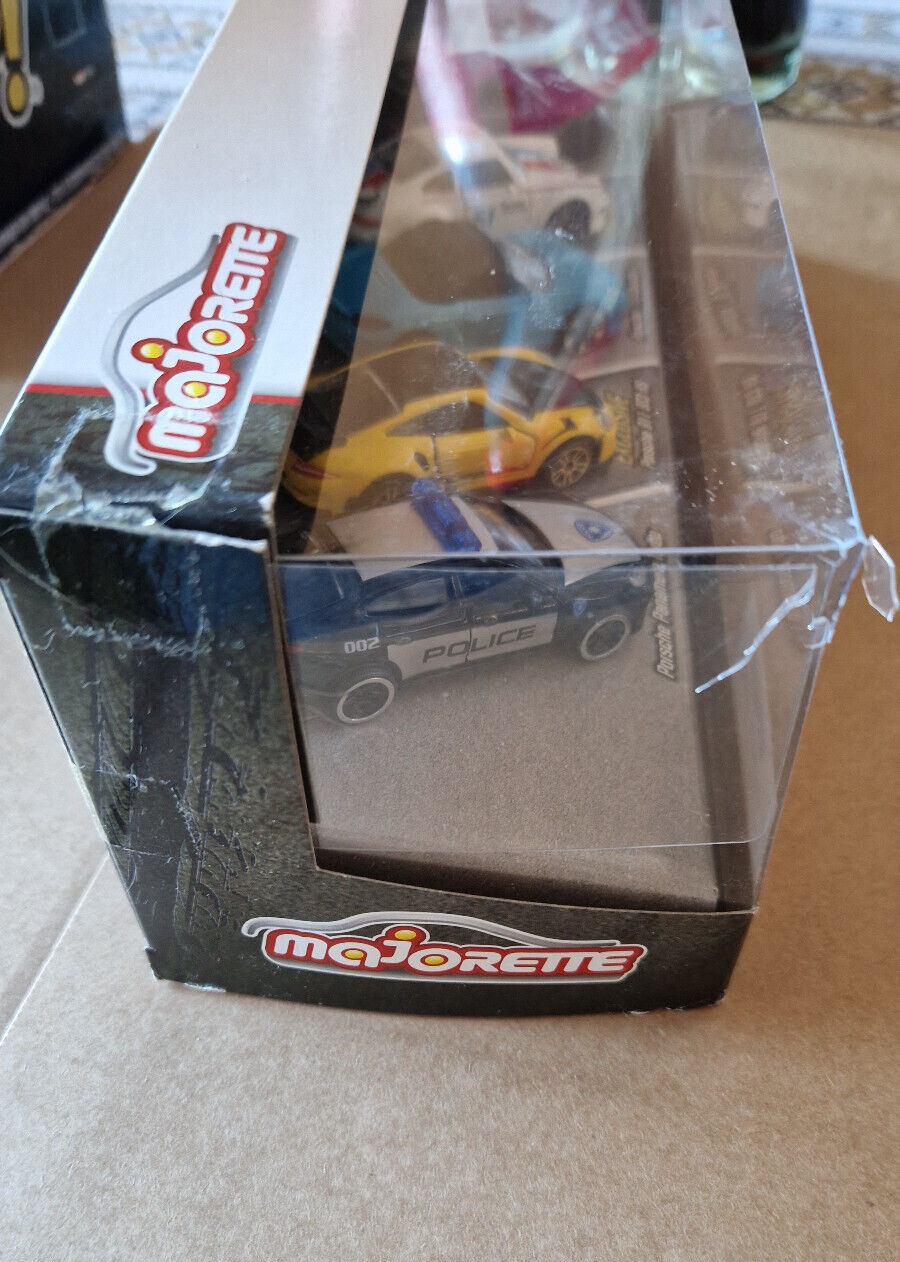 Majorette Multipack Porsche edition  Panamera Turbo, 911 GT3 RS X2, 718  (ET)