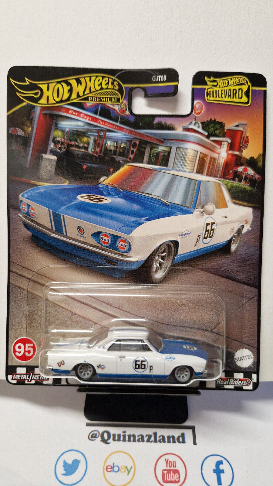 Hot Wheels 2024 boulevard ’66 CHEVROLET CORVAIR YENKO STINGER (NG45)