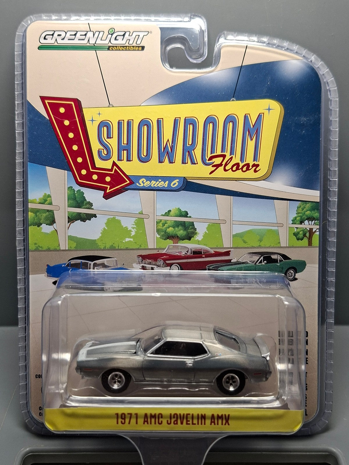 Greenlight Showroom floor série 6 Raw Chase 1971 AMC javelin AMX (NG37)
