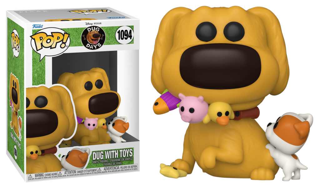 Funko Pop! Disney Pixar DUG DAYS #1094 Dug With Toys  (F6)