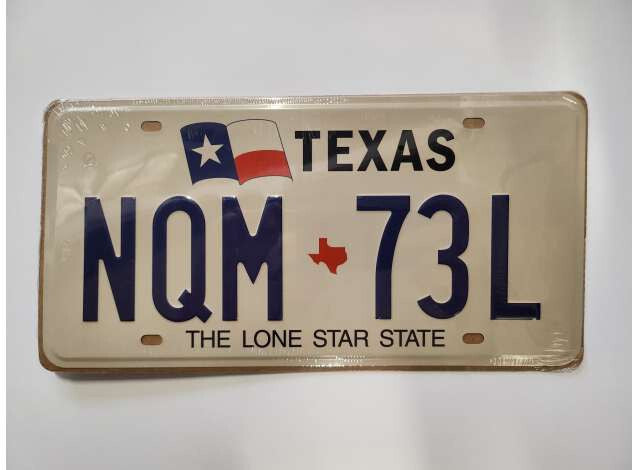 Funny plates 30x15cm Metal Signs plaque Texas NQM 73L